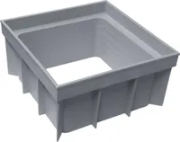 Marley Aufsatz 198x198mm für Einlaufschacht 200x200mm Schachtaufsatz Erhöhung Ablauf