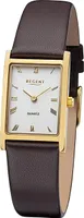 Regent F-1302 Damenuhr Goldfarben Rechteckig