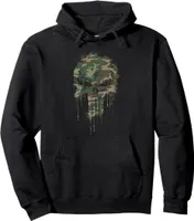 The Punisher - Kapuzenpullover Logo für Herren TV684 (L) (Schwarz/Grün)