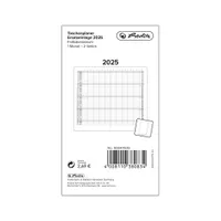 Herlitz 50047635, Vrecko, 32 strany, Čierna, Biela, Papája, Nemčina, 12 mesiace