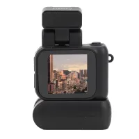 Kleine DV-Kamera, 1080P HD, 1,44-Zoll-Farbbildschirm, kleiner DVR-Camcorder, Videorecorder, Fotografie-Daumenkamera mit Taschenlampen-Ladegehäuse