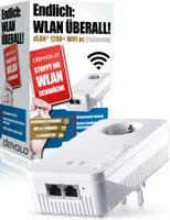 Devolo dLAN 1200+ WiFi 1200 Mbps Wbudowane połączenie Ethernet WLAN Biały 1 szt