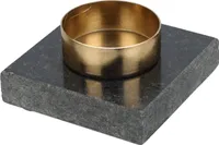 Teelichthalter, Marmor-Untersetzer, 7 cm