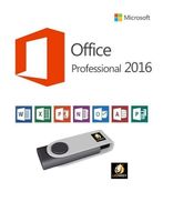 Microsoft® Office 2016 Professional Plus + 16GB USB Stick und Anleitung von - LionKey