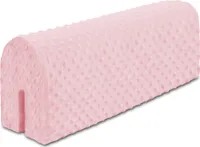 Bettkantenschutz für Kinderbetten 90 cm - Schutz für Bettrahmen Kantenschutz Kinder Babybett Rosa Minky
