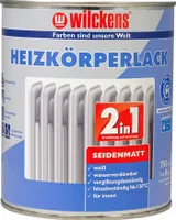 Wilckens Heizkörperlack 2in1 seidenmatt, 750 ml, Weiß