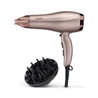 BABYLISS Haartrockner Turbo Shine D570DE 2200 W, Anzahl Temperaturstufen 3, Ionische Funktion, Diffusordüse, Schwarz