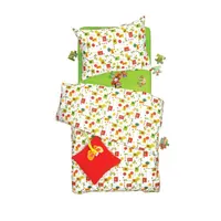 SCANquilt povlečení KLASIK broučci bílopestrá 100% bavlna 90 x 135/45 x 65 cm