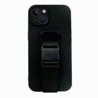 ShieldCase Silikonhülle mit Gürtel iPhone 13 (Schwarz)