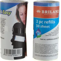 Ersatzrolle für Reinigungsroller 2er-Set, Weiß