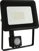 Spectrum LED Fluter Noctis Lux Schwarz IP44 20W 1750lm Neutralweiß 4000K mit Bewegungsmelder