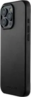 Handyhülle für iPhone 16 Pro Max, Mujjo Leather Case MagSafe, Schwarz