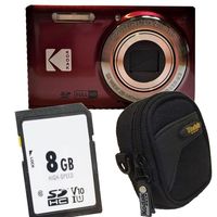 1A PHOTO PORST Kodak FZ55 rot Digitalkamera Set Angebot