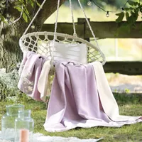 Biederlack Doubleface lilac-mint 150x200