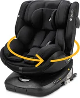 Osann Eno360 i-Size , drehbarer Kindersitz 40-150 cm, Reboarder mit Isofix und Top-Tether – All Black
