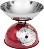 Kuchynská váha 5Five Retro Colors červená, 5kg
