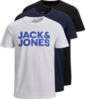3-pack JACK & JONES Corp Logo Tee SS O-Neck