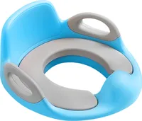 YUENFONG Toilettensitz Kinder Toilettentrainer, Baby Potty Training WC Aufsatz mit Griff und Spritzschutz, für ab 12 Monate Jungen und Mädchen, Blau