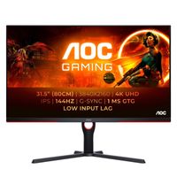 Aoc U32G3X/Bk 80.01Cm 31.5Zoll Ips 4K Uhd 160Hz 1Ms 2Xhdmi 2Xdp