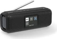 Karcher DAB Go tragbarer Bluetooth Lautsprecher & Digitalradio DAB+ / UKW Radio mit 2,4" Farbdisplay/ 5 Watt Stereo-Sound