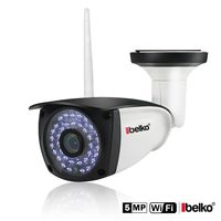 Belko® IP Kamera Cam Überwachungskamera WLAN 5MP outdoor außen kabellos IP66