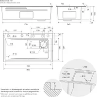 Drez z nehrdzavejúcej ocele ML-Design, antracitový, s výsuvnou batériou