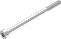 SECCARO Zylinderschraube M6 x 90 mm, Edelstahl V2A VA A2, DIN 912 / ISO 4762, Innensechskant, Teilgewinde, 20 Stück