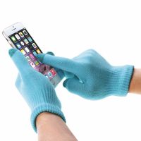 wortek "Haweel Edition" Touchscreen Handschuhe Blau | Größe M | für alle Handys, Smartphones & Tablets | Kinder