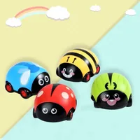 Spielzeug-Auto Aufziehauto,4 Stück Spielzeugauto Set Baby Auto Spielzeug Fahrzeuge,Reibung Zurückziehen Spielzeugautos Autos Kinderspielzeug für Kinder