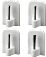 Gardinenhaken 4er Pack weiss selbstklebend SB Karte