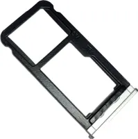 Simkartenhalter und micro-SD Card Fach für Samsung Galaxy Tab A 8.0 (2019), Original Ersatzteil, Silber-Grau