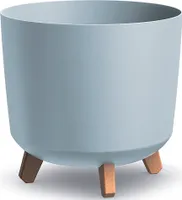 nabbi Plastový kvetináč na nožičkách DGTL300L 29,8 cm - svetlosivá