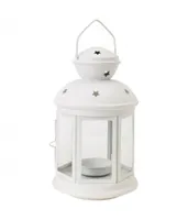 Weisser Lantern 16X10Cm Matrimony Teelichtkerzenhalter