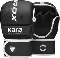 RDX Sports F6 Kara MMA Grappling Gloves - Weiß - S/M