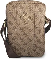 Guess GUTB8G4GFBR brašna na tablet, 8", hnědá, velké kovové logo 4G