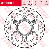 Brzdový kotúč TRW Lucas MST288RAC, pevný