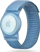Tech-Schutzhülle mit Armband für Kinder Apple AirTag, blau