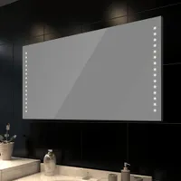 vidaXL Koupelnové zrcadlo s LED světly 100×60 cm