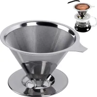Kaffeefilter, Doppelschicht Kaffee Filter Waschbar und Wiederverwendbar im Haushalt, Büro, Reisen oder Camping