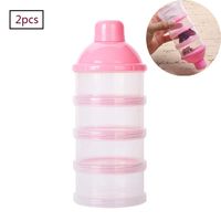 BPA-frei 95sCloud Milchpulver Box Milch Pulver Spender Pink Säuglingsformel Milchpulver Säuglingsnahrung Kasten Tragbare Milchkasten Baby Milchpulver Portionierer Behälter Milchpulver Zufuhr