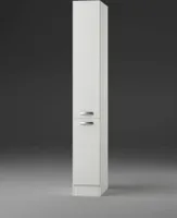 Küchen Hochschrank mit Apothekerauszug Lagos HFZ306-9 in weiß 30 cm breit
