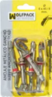 Metallhakenanker 10x 70/12 mm. (2 Stück)