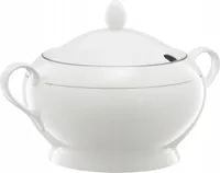 Porcelánová polievková misa biela s pokrievkou 2,8 l