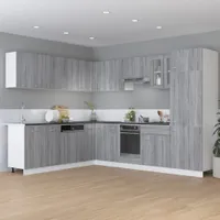 Unterschrank mit Schublade Lyon Grau Sonoma 60x46x81,5 cm