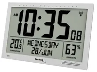 Digitale Uhr mit Temperatuursensor 37x17cm Große Wanduhr Alarm LED Dis –  Euroelectronics DE