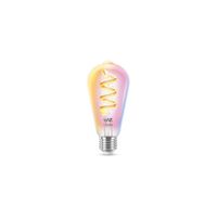 WiZ Filament-Lampe, transparent, ST64 E27 7W