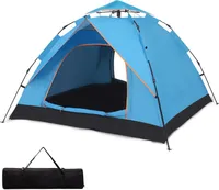 Campingzelte, Pop up Zelt 3-4 Pop up Zelt, Familie Kuppelzelt, mit Tragetasche für Camping Wandern Backpacking