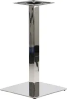 Tischgestell, Tischbeine aus Edelstahl SH-3002-1/P, für Büro, Hotel, Restaurant, Maße 40x40x72 cm, Polierter Edelstahl