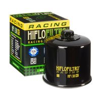 HIFLOFILTRO Ölfilter "Racing", Hochwertiger Ölfilter für den Einsatz auf der Rennstrecke und auf der Straße. Durch das s