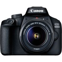 Canon EOS 4000D Kit - Spiegelreflexkamera - 18 MP - Display: 6,86 cm/2,7" TFT - Schwarz